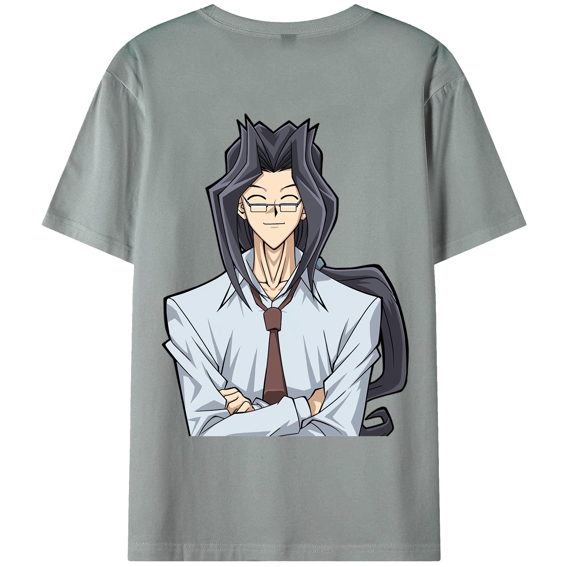 （画像用） 遊☆戯☆王 Yu-Gi-Oh! 綿100％ メンズ半袖Tシャツ（バックプリント） 通気性